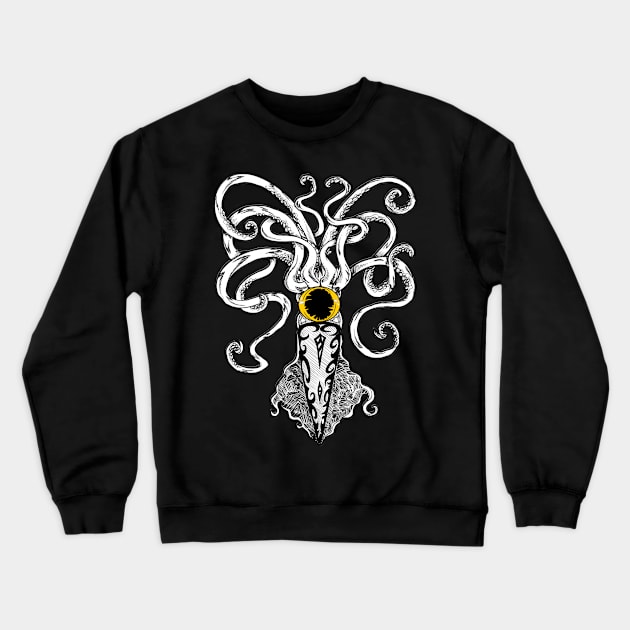 Terror of the deep Crewneck Sweatshirt by paintchips